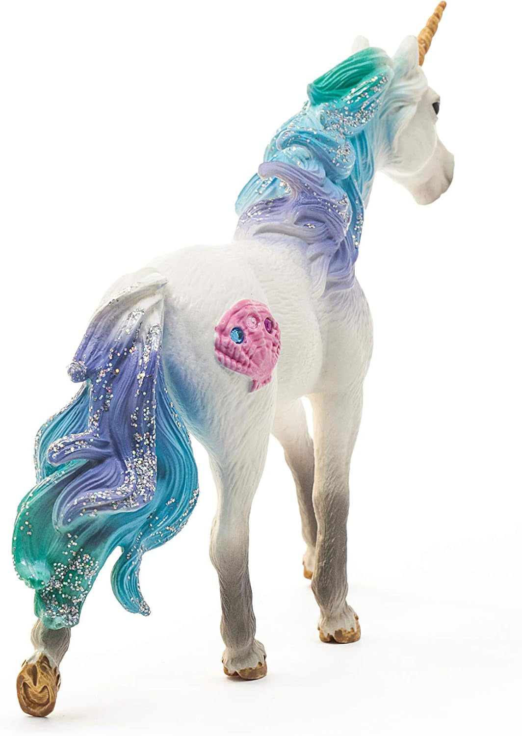 Bayala, Unicorn Toys for Girls and Boys, Sea Unicorn Stallion with Gems, Blue and Purple, Ages 5+