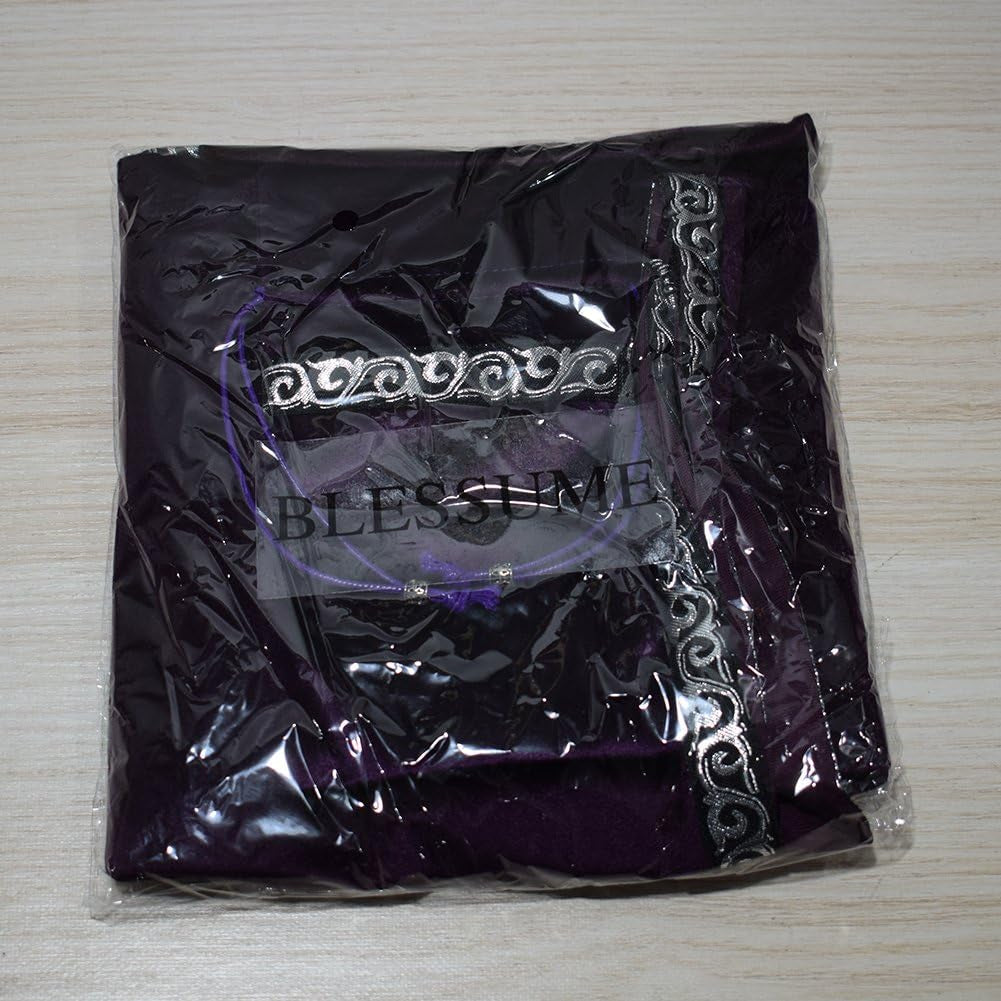 Altar Tarot Table Cloth Divination Wicca Velvet Cloth with Tarot Pouch 24.4 * 24.4 Inch Purple