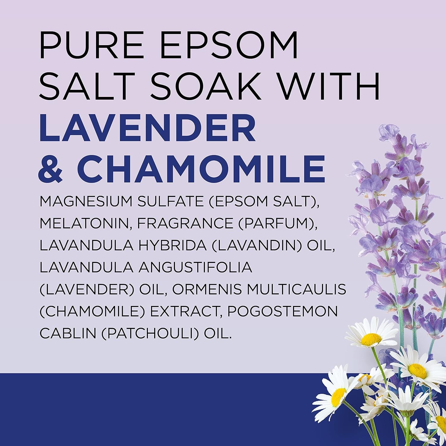 Epsom Salt Sleep Soak with Melatonin and Essential Oil Blend, 3 lb (Pack of 4)