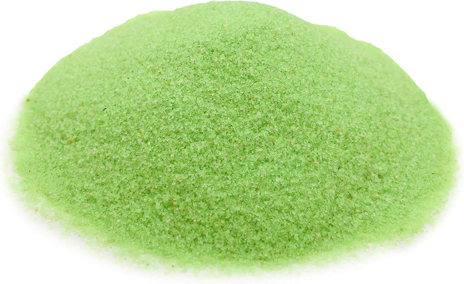Lime Green Sand - Fine Sand for Zen Garden, Resin Incense Burner, Smudge Bowl, Ritual Incense, Cast Iron Cauldron, Unity Ceremony, Sensory Bin Table, Crafts (1 Pound)