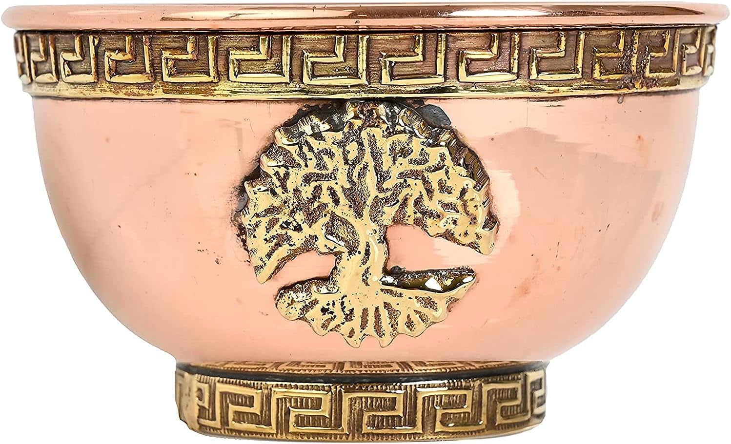Tree of Life Copper Offering Bowl 3", Great for Altar Use, Ritual Use, Incense Burner, Smudging Bowl, Decoration Bowl, Offering Bowl -  (Tree of Life)