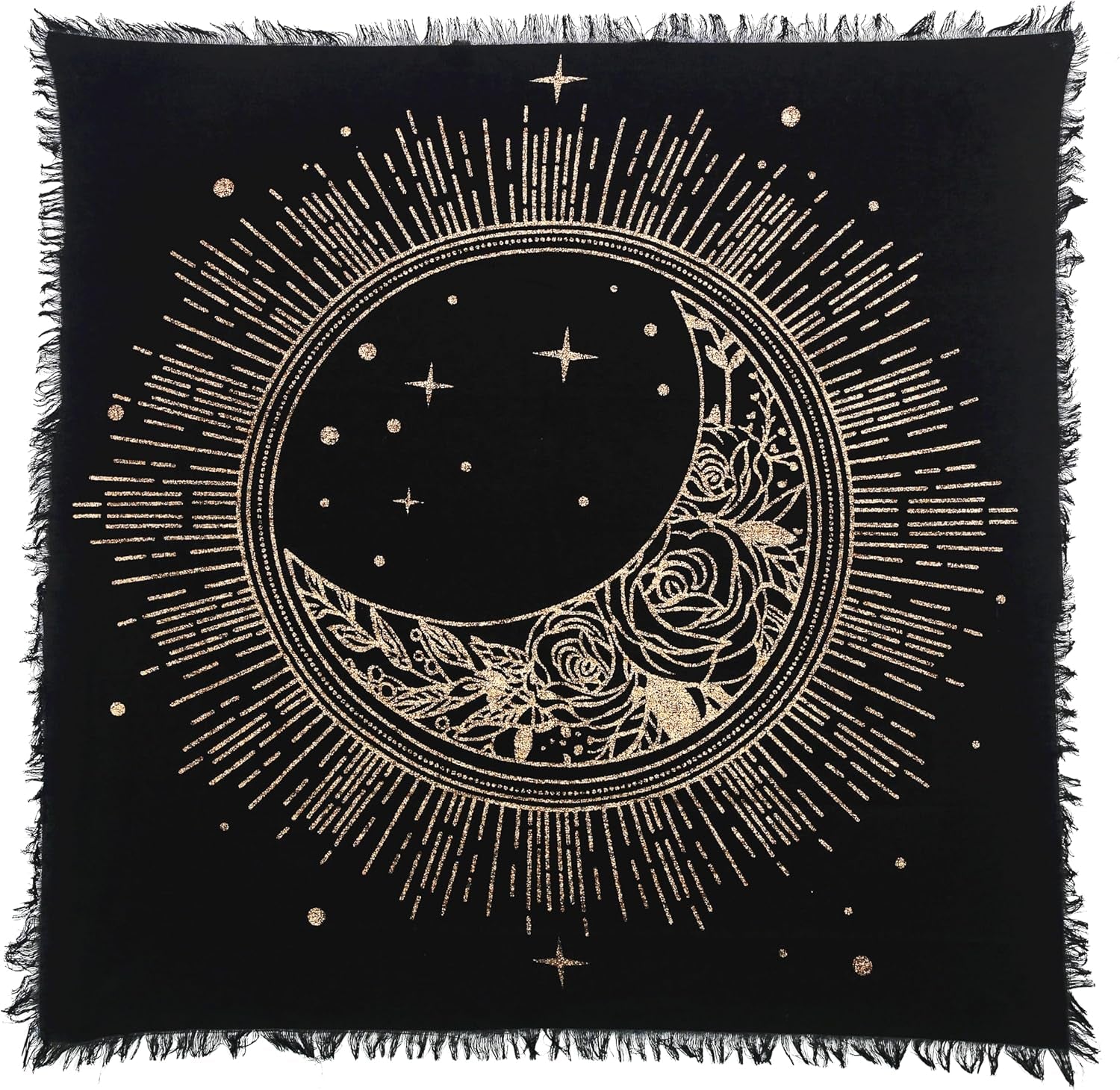Altar Cloth Sun Moon Star Witchcraft Alter Tarot Spread Wiccan Spiritual Sacred Cloth